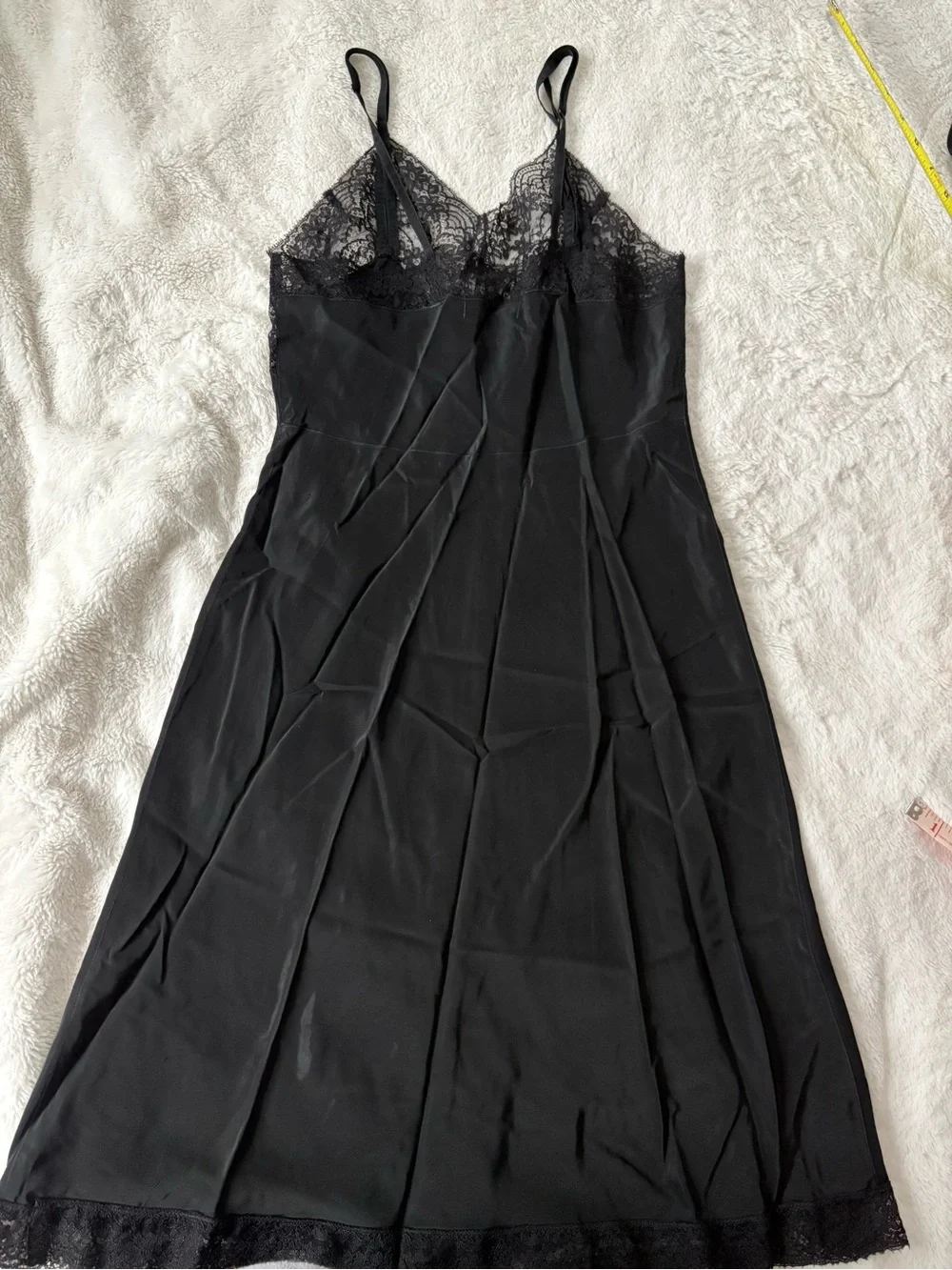 Sultry Vintage 1940s 50s Rare Radelle Lingerie Lace Slip - Picture 13 of 15